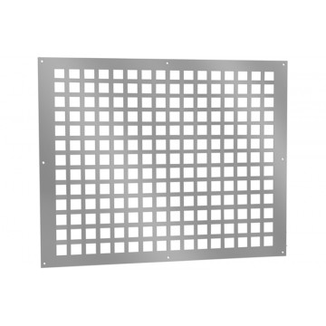 Ventilatieplaat 500 x 400 mm aluminium