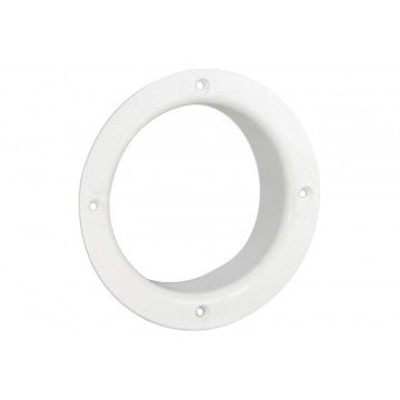 Aansluitbus 150 mm wit kort kunststof