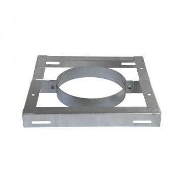 Omkokeringsbeugel Ø125 mm voor rookkanaal dubbelwandig RVS-304