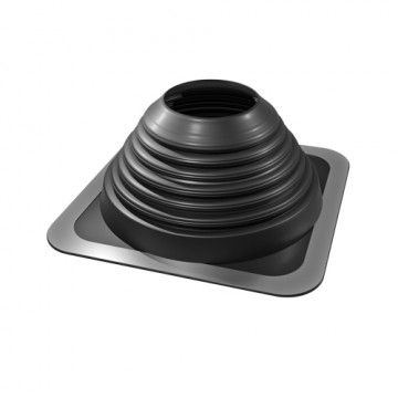 Doorvoermanchet 0-45° Ø127-230 mm zwart (305 x 305 mm) EPDM
