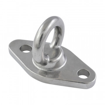 Oogplaat met dwars oog 75 mm RVS-316