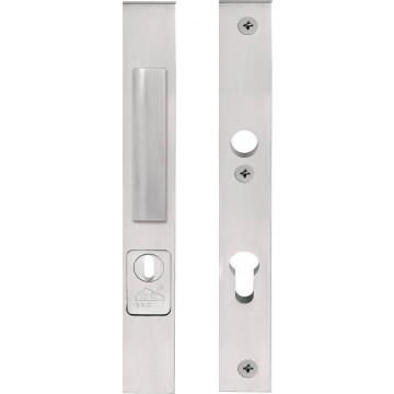 Massieve veiligheidsschilden met kerntrekbeveiliging Piet Boon TWO PB23-28KT knop/kruk SKG*** PC92 mat RVS
