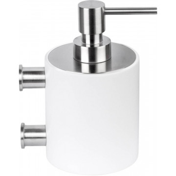 Zeepdispenser Piet Boon ONE PB503 met muurbevesting mat RVS-316/wit Corian®