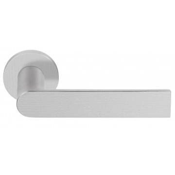 Deurkruk paar Piet Boon ARC PBA101-G geveerd op rozet mat RVS