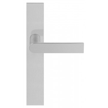 Deurkruk paar Piet Boon ARC PBA101P236SFC massief ongeveerd op schild blind mat RVS