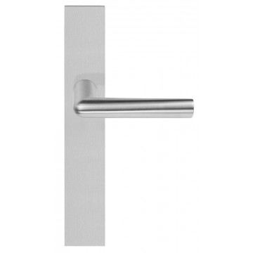 Deurkruk paar Piet Boon INC PBI101P236SFC massief ongeveerd op schild blind mat RVS