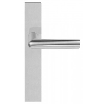 Deurkruk paar Piet Boon INC PBI102P236SFC massief ongeveerd op schild blind mat RVS
