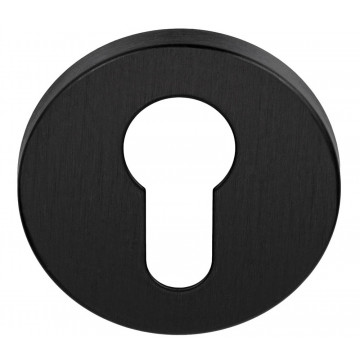 Cilinderplaatje Piet Boon INC PBIY53 53 mm PVD mat zwart RVS-304