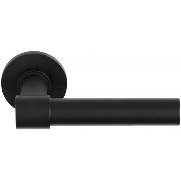Deurkruk paar Piet Boon ONE PBL20XL/50 dubbel geveerd op rozet mat zwart RVS-304
