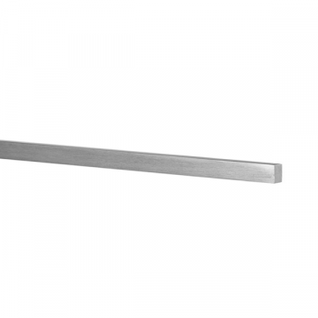 RVS staf vierkant 35 x 35 mm RVS-304 onbewerkt