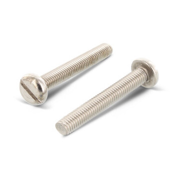 Platkop cilinderschroef met sleuf M6 x 10 mm DIN 85 RVS A2-70 (500 stuks)