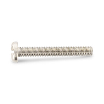 Platkop cilinderschroef met sleuf M6 x 22 mm DIN 85 RVS A2-70 (200 stuks)
