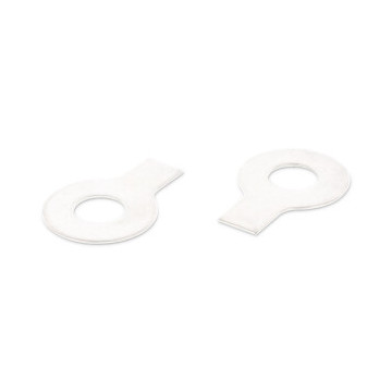 Ligborgplaat met één lip 40,0 mm DIN 93 RVS A2 (25 stuks)
