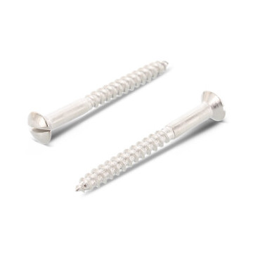 Houtschroef verzonken met lenskop 4,5 x 25 mm DIN 95 RVS A4-50 (200 stuks)