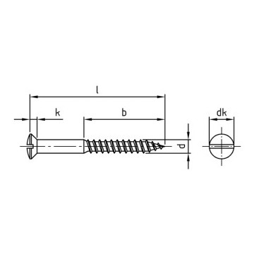 Houtschroef verzonken met lenskop 4,0 x 20 mm DIN 95 RVS A4-50 (200 stuks)