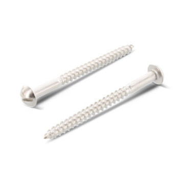 Houtschroef bolkop 6,0 x 75 mm DIN 96 RVS A2-50 (100 stuks)