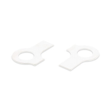 Ligborgplaat met twee lippen 34,0 mm DIN 463 RVS A2 (10 stuks)