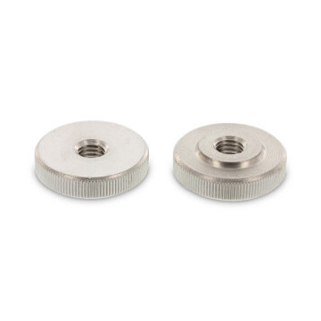 Kartelmoer laag M3 DIN 467 RVS A1 (100 stuks)