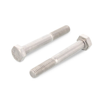 Zeskantbout M27 x 140 mm DIN 931 RVS A2-70 SW41 (10 stuks)