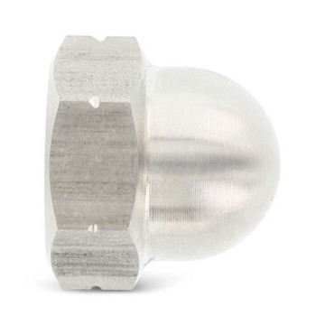Dopmoer hoog M18 DIN 1587 RVS A1 SW27 (25 stuks)