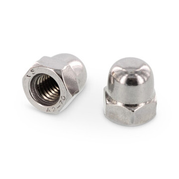 Dopmoer hoog M8 DIN 1587 RVS A2-70 SW13 (200 stuks)