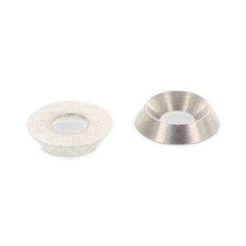 Rozet massief M8 NF E 27-619-M RVS A1 (100 stuks)