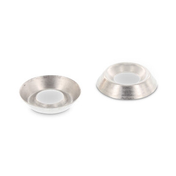 Rozet gestanst 10 mm NF E 27-619 RVS A2 (200 stuks)