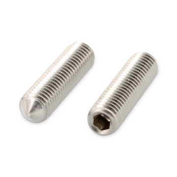 Stelschroef met punt M8 x 10 mm ISO 4027 RVS A4 SW4 (200 stuks)