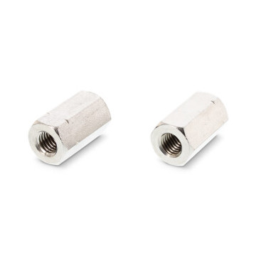 Zeskantmoer 3 d hoog M27 DIN 6334 RVS A4-50 SW41 (10 stuks)