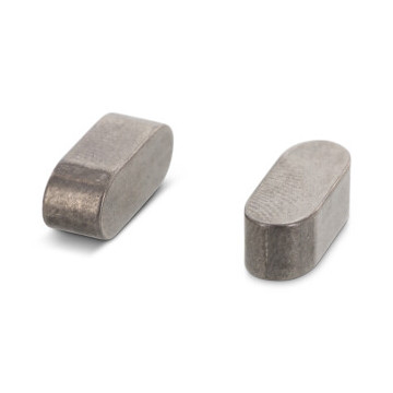 Inlegspie A 12 x 8 x 50 mm DIN 6885 RVS A5 (50 stuks)
