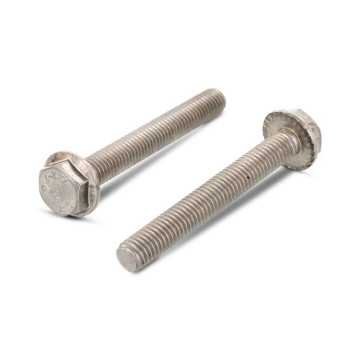 Zeskantflensbout M6 x 12/12 mm DIN 6921 RVS A2-70 SW10 (200 stuks)
