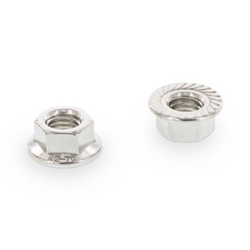 Flensmoer M6 DIN 6923 RVS A4-80 SW10 (200 stuks)