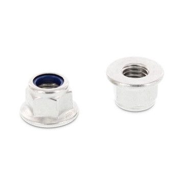 Flensmoer zelfborgend M6 DIN 6926 RVS A2-70 SW10 (500 stuks)