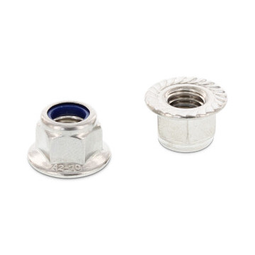 Flensmoer zelfborgend M8 DIN 6926 RVS A4-80 SW13 (100 stuks)
