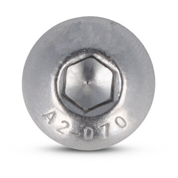 Platkopschroef M2,5 x 4/4 mm ISO 7380 RVS A2-50 SW1,5 (1000 stuks) Platkopschroef M2,5 x 4/4 mm ISO 7380 RVS A2-50 SW1,5 (1000 stuks)