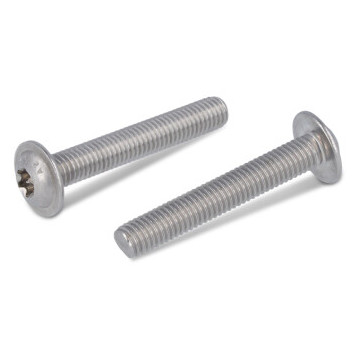 Platkopschroef M6 x 16/16 mm ISO 7380 RVS A2-50 TX30 (200 stuks)