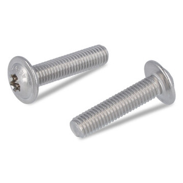 Platkopschroef M5 x 30/30 mm ISO 7380 RVS A4 TX25 (200 stuks)