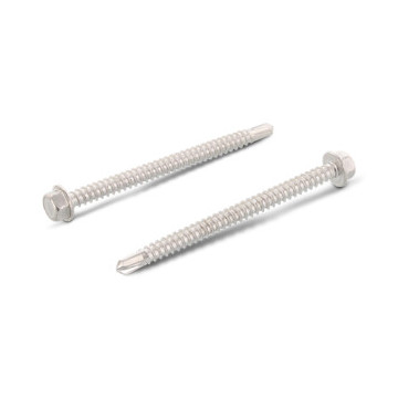Boorschroef K 6,3 x 100 mm DIN 7504-K RVS A4 SW10 (100 stuks) Boorschroef K 6,3 x 100 mm DIN 7504-K RVS A4 SW10 (100 stuks)