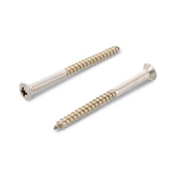 Houtschroef met lenskop Pozidriv 4,0 x 70 mm DIN 7995 RVS A2-50 PZ2 (200 stuks)