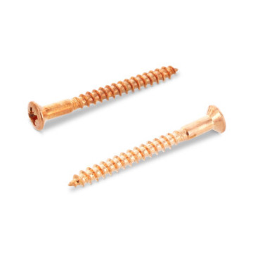 Houtschroef met lenskop Pozidriv 4,5 x 45 mm DIN 7995 RVS A2-50/Cu PZ2 (200 stuks)