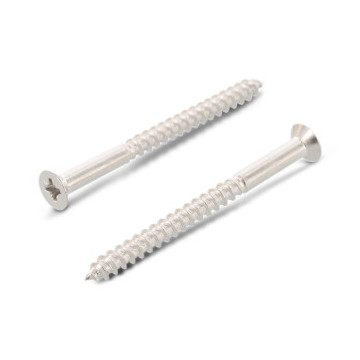 Houtschroef verzonken Pozidriv 5,0 x 60 mm DIN 7997 RVS A2-50 PZ2 (200 stuks)