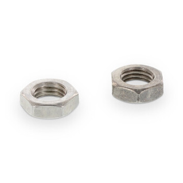 Zeskantmoer fijndraad laag M10 x 1,25 mm ISO 8675 RVS A2 SW16 (100 stuks)