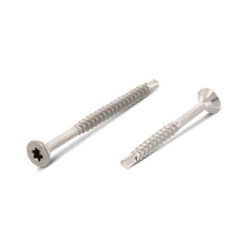 Seko houtbouwschroef zelfborend 4,0 x 45/30 mm Art. 9244 RVS C1 TX15 (200 stuks)
