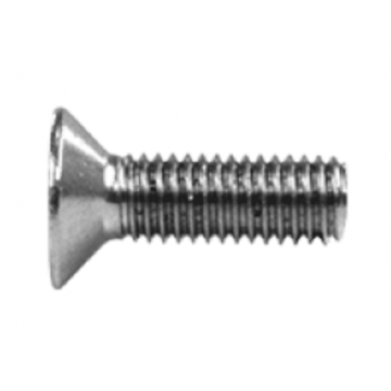Binnenzeskantschroef met verzonken kop M10 x 25 mm RVS-304 mat geslepen