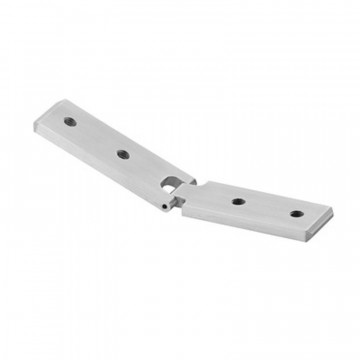 Hoekverbinder, variabel, verticaal, model 6798, onbewerkt aluminium