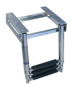 Zwemtrap telescoop 3 treden, 310-700mm RVS-316 (A4)