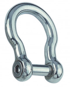 Harpsluiting met binnenzeskant 4 mm RVS-316