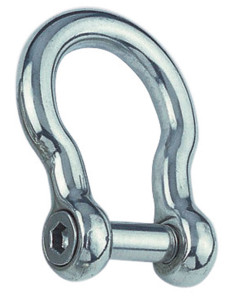 Harpsluiting met binnenzeskant 4 mm RVS-316