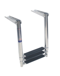 Zwemtrap telescoop 4 treden, 415-1115mm RVS-316 (A4)