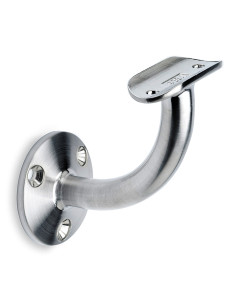 Leuninghouder Olivia voor buis &Oslash; 50,8 mm zamak RVS look